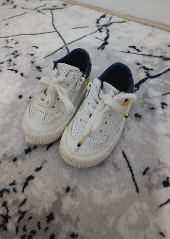 Renkli Bağcıklı ve fermuarlı Erkek Çocuk Spor Ayakkabı - Görsel 3