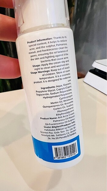 Sivilce karşıtı krem - Görsel 2