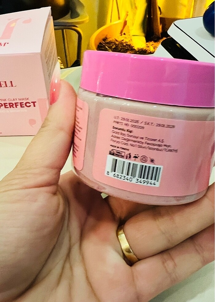 Pembe maske - Görsel 3