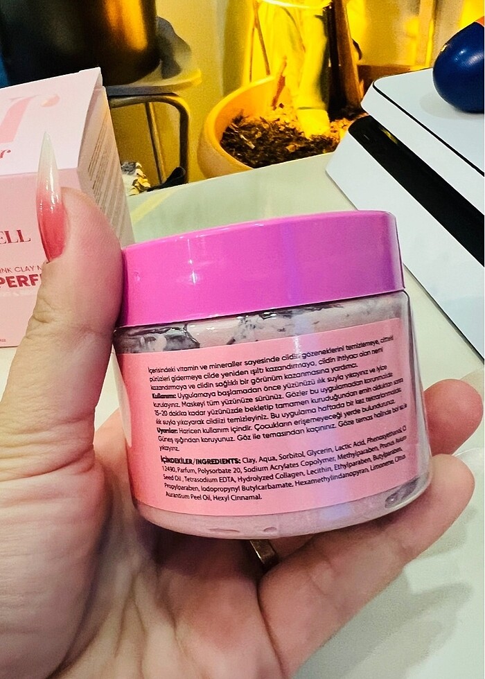 Pembe maske - Görsel 2