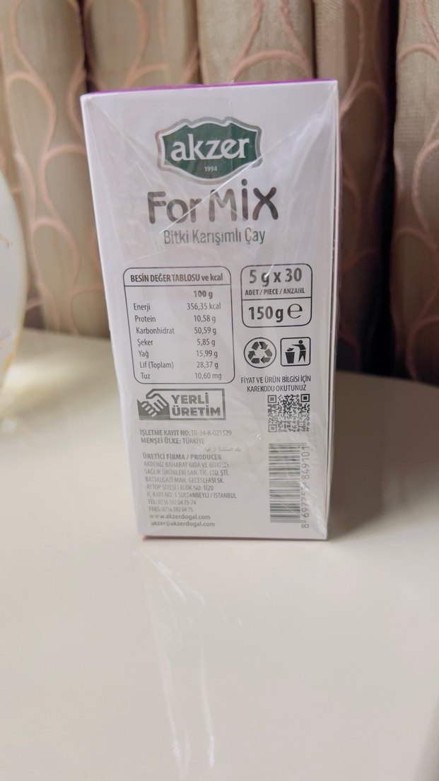 Akzer ForMix NaturBlend Bitki Karışımı 150g - Görsel 3