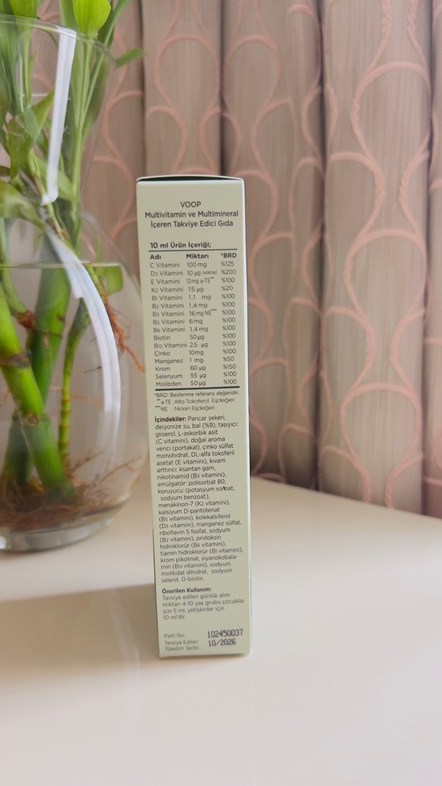 VOOP Multivitamin Multimineral 150 ml Çocuk Şurubu - Görsel 2