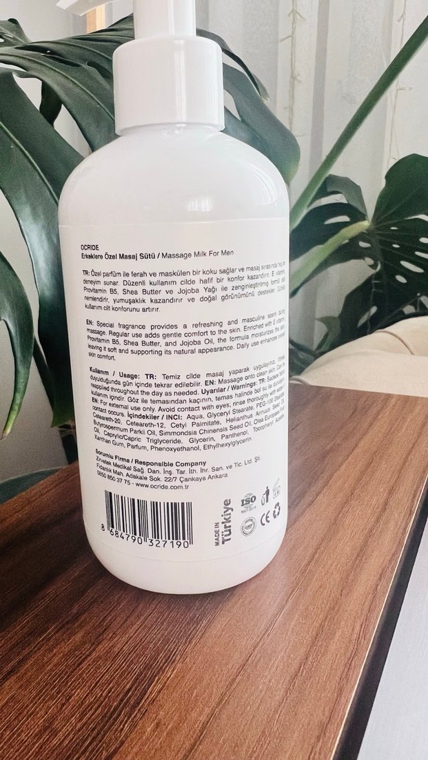 Erkekler için Nemlendirici Masaj Sütü - Görsel 2
