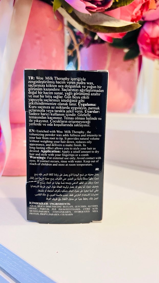 Wou Milk Therapy Toz Wax - Görsel 2