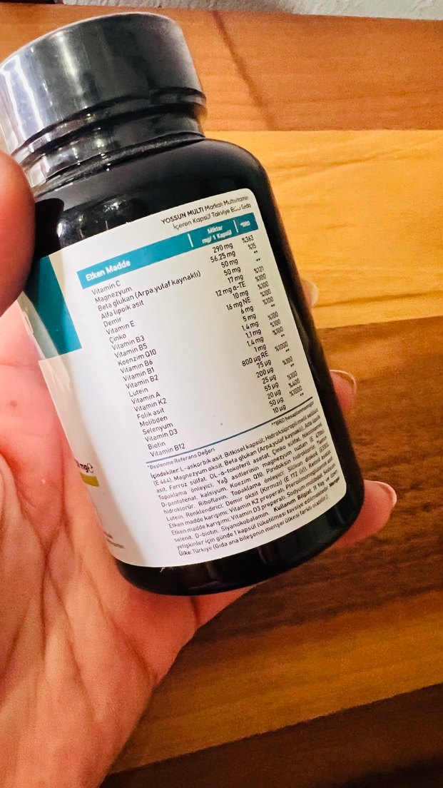 Yossun Multi Vitamin 30 Tablet - Görsel 2