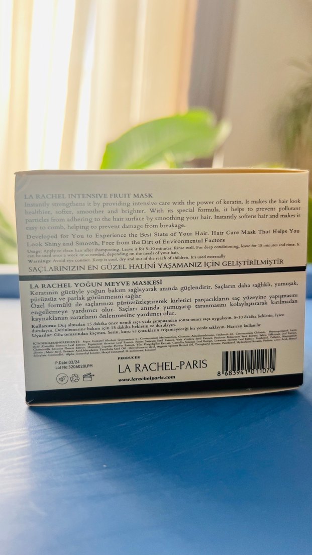 LA RACHEL Keratin Kompleksli Saç Bakım Maskesi - Görsel 4