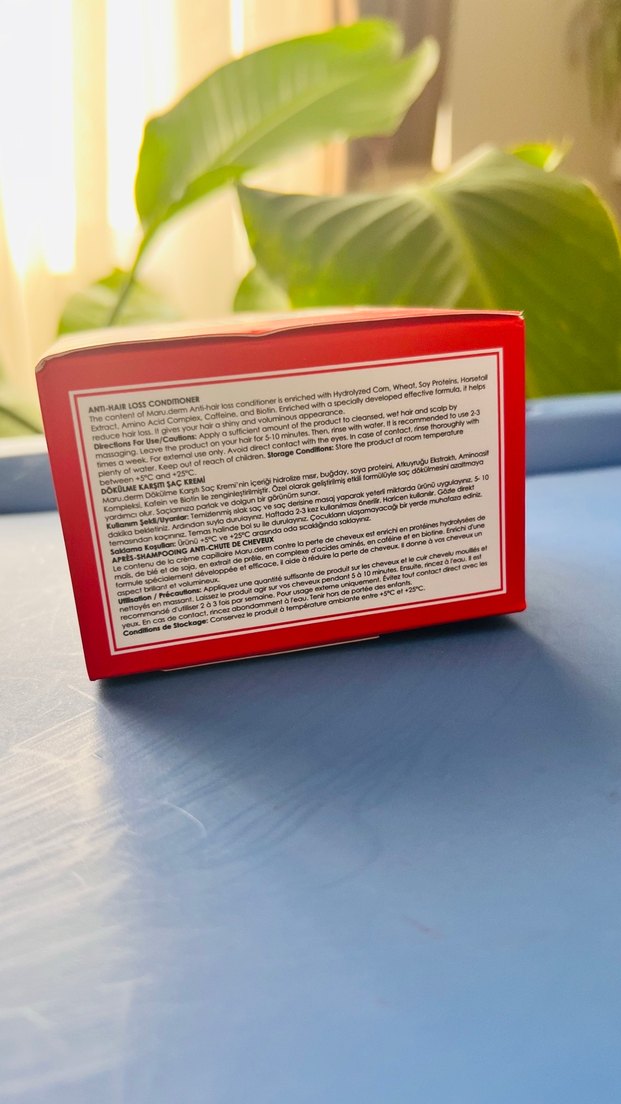 maru.derm Saç Dökülmesine Karşı Saç Kremi 300 ml - Görsel 2