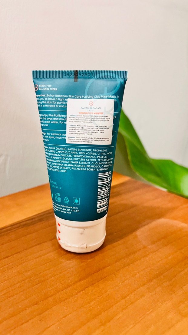Bahar Babacan Arındırıcı Kil Yüz Maskesi - Görsel 2