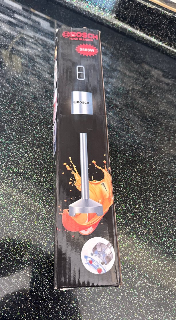 2500W Bosch Siyah El Blenderı - Görsel 3