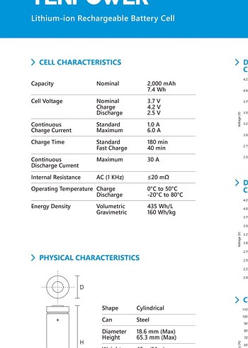 25 adet Einhell bataryadan çıkma piller - Görsel 4