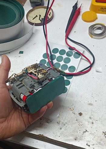 Würth bosch 14,4V batarya - Görsel 9