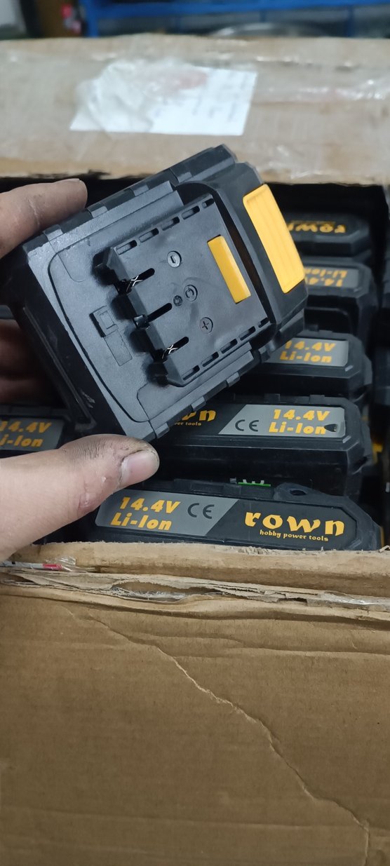 1 adet 14.4V Li-Ion Sarı Rown Batarya - Görsel 2