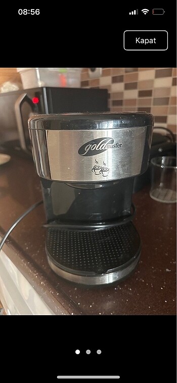 Goldmaster filtre kahve makinası