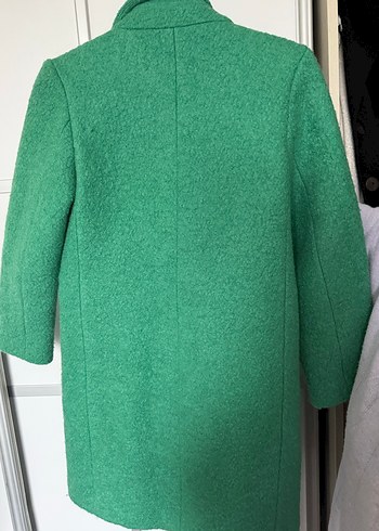 D&G Düğmeli Yeşil Midi Kaban - Görsel 4