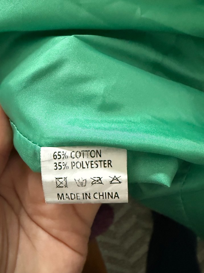 D&G Düğmeli Yeşil Midi Kaban - Görsel 5