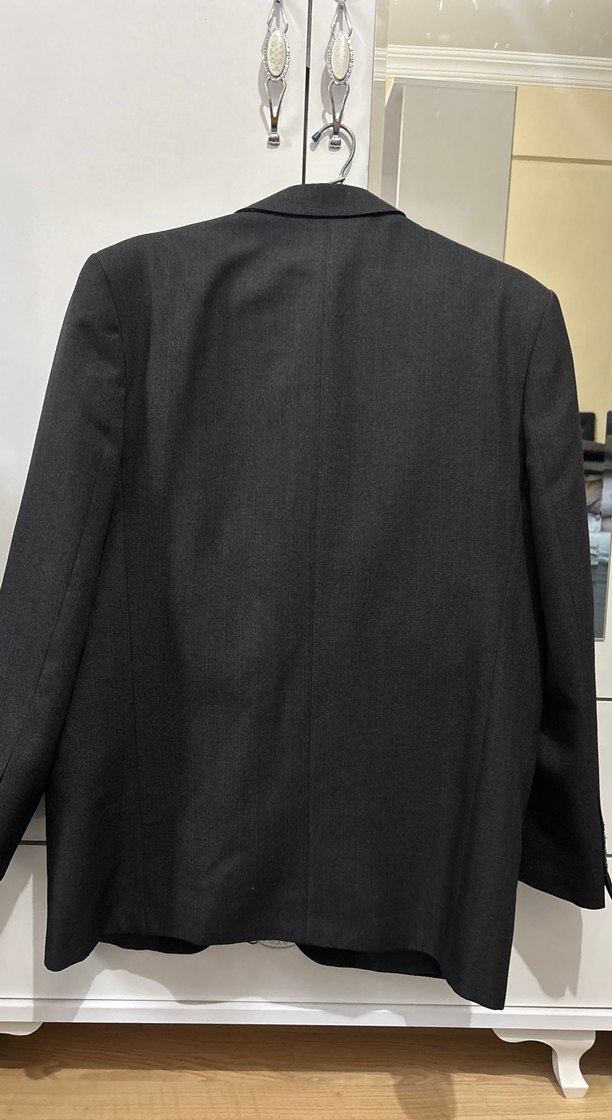 Koyu Gri Erkek Takım Elbise - Görsel 4