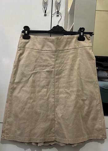 Keten diz üstü etek - Görsel 2