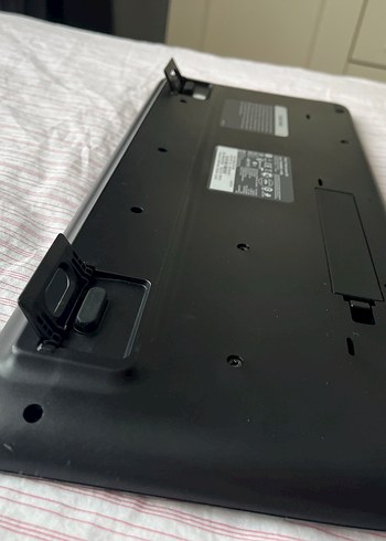 Microsoft Siyah Kablosuz Klavye USB ve pil - Görsel 3