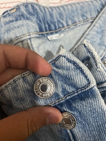 40 Beden mavi Renk Denim kot pantolon