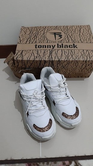Tonny Black Simli Spor Ayakkabı