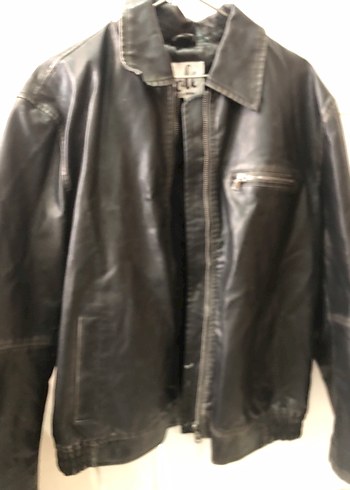 kadın Kahverengi Deri Biker Ceket