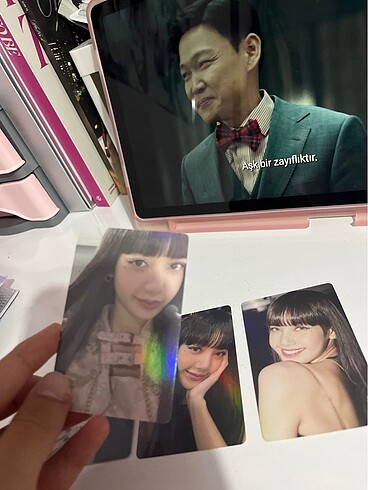 s Beden lisa blackpink hologrsmlı pc 5 adet