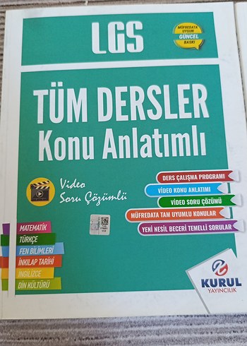 LGS Tüm Dersler Konu Anlatımlı ve Soru Bankası Seti