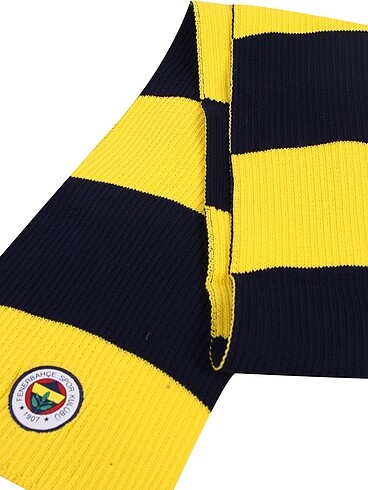 Fenerium Fenerium sarı lacivert kaşkol unisex atkı
