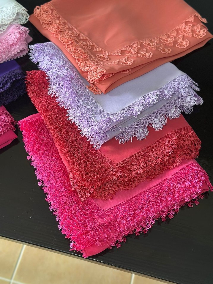 Şifon mevlit başörtüsü - Görsel 4