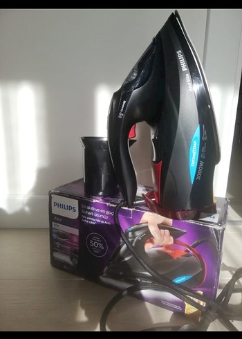 Philips Azur Elite Siyah 3000W Buharlı Ütü