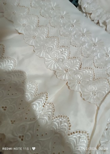 Dantelli Çeyizlik Yatak Örtüsü Takımı - Görsel 2