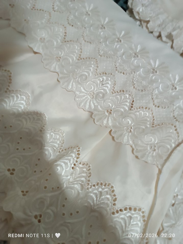 Dantelli Çeyizlik Yatak Örtüsü Takımı - Görsel 2