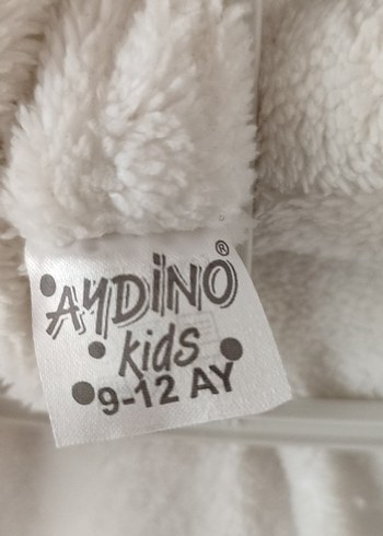 Gri Baskılı Kürklü Bebek  Tulumu - Görsel 9