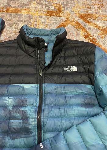 North Face Erkek Mavi Siyah Fermuarlı Mont S beden - Görsel 3