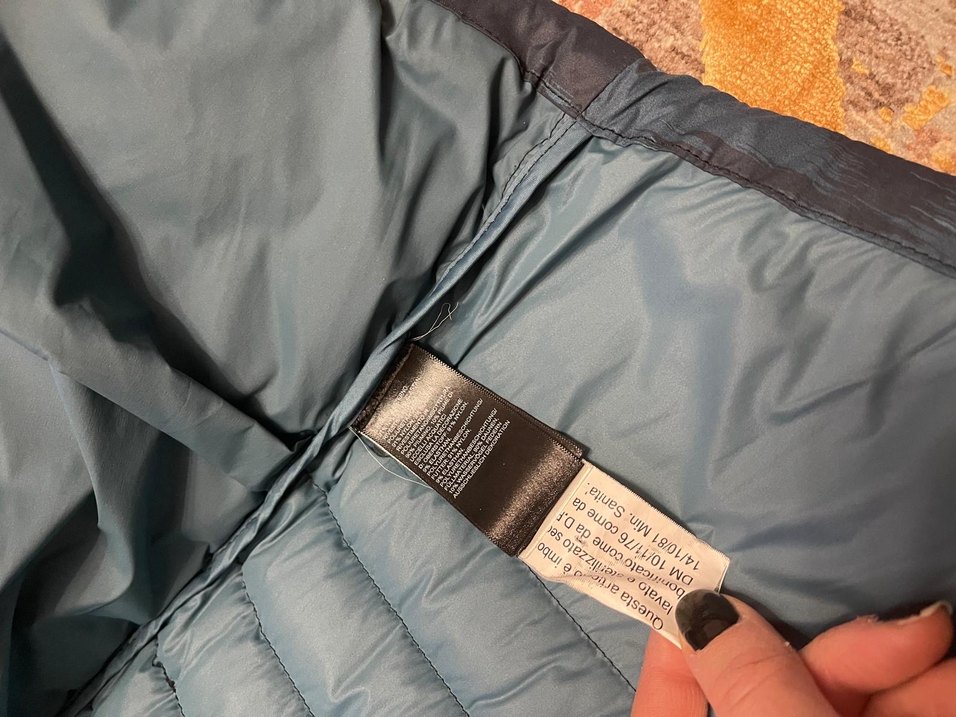 North Face Erkek Mavi Siyah Fermuarlı Mont S beden - Görsel 5