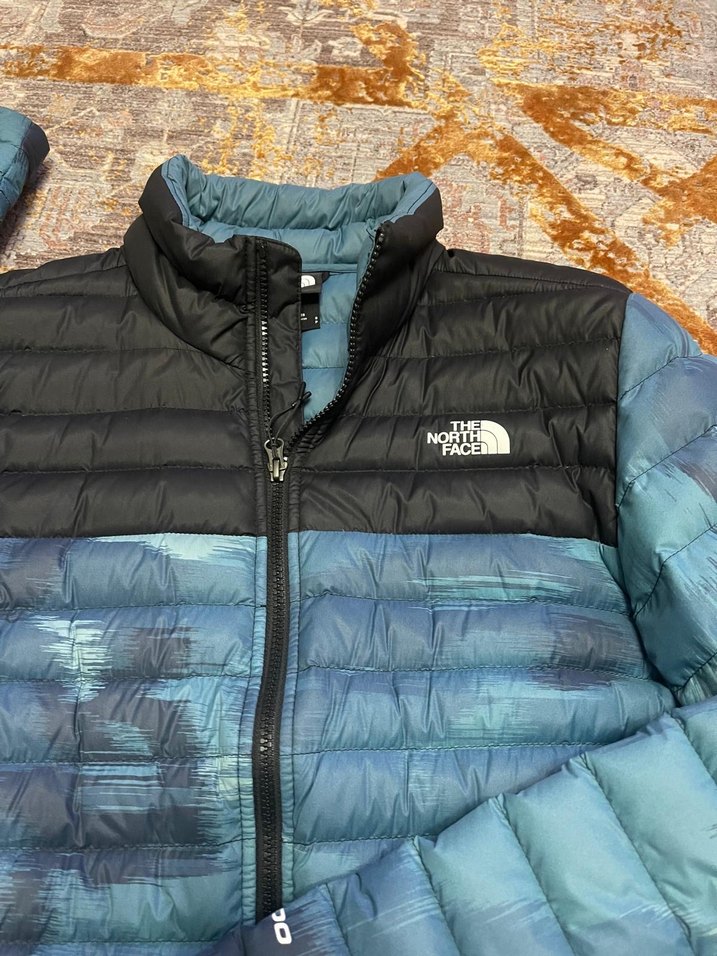 North Face Erkek Mavi Siyah Fermuarlı Mont S beden - Görsel 3
