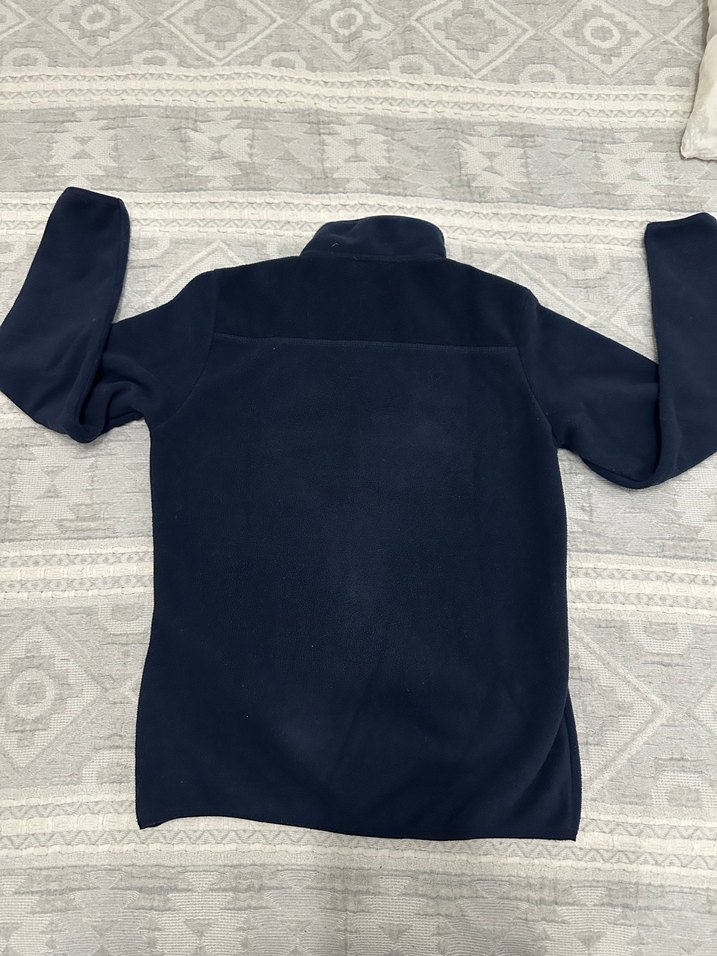 TED  dükkan Lacivert Fermuarlı polar  Sweatshirt - Görsel 4