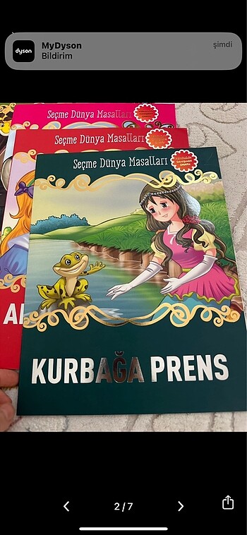  Seçme dünya masalları 7 kitap 1. Sınıf baskı