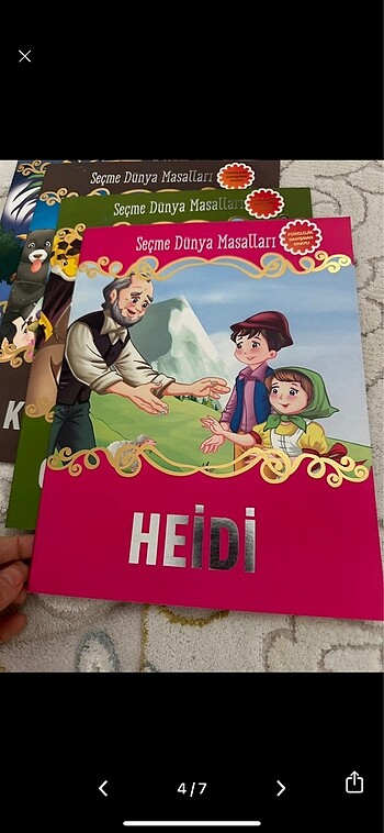 Seçme dünya masalları 7 kitap 1. Sınıf baskı