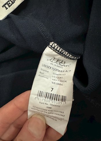 Standart Beden Beden mavi Renk TED dükkan okul forması