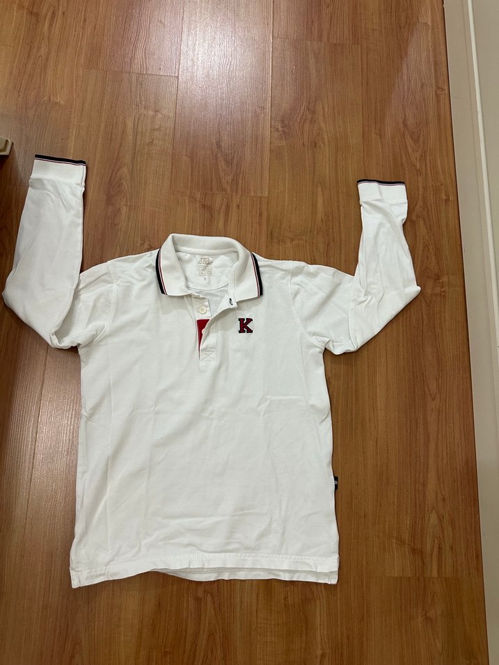 TED dükkan Düğmeli  Beyaz Polo Tişört 6 beden - Görsel 2