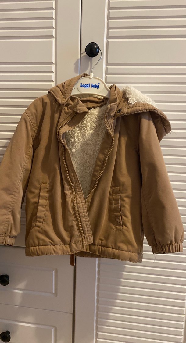 Bej Polar Astarlı Erkek Çocuk Ceketi - Görsel 2