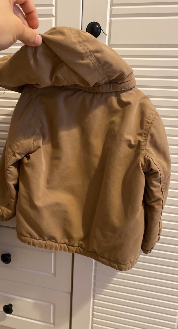 Bej Polar Astarlı Erkek Çocuk Ceketi - Görsel 4