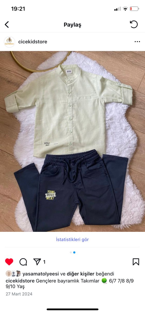 Pamuklu Erkek  Sokak Stili Takım - Görsel 3