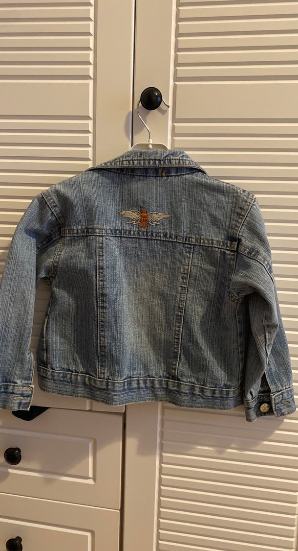 Mocorini Nakışlı Erkek Çocuk Kot Ceket - Görsel 3