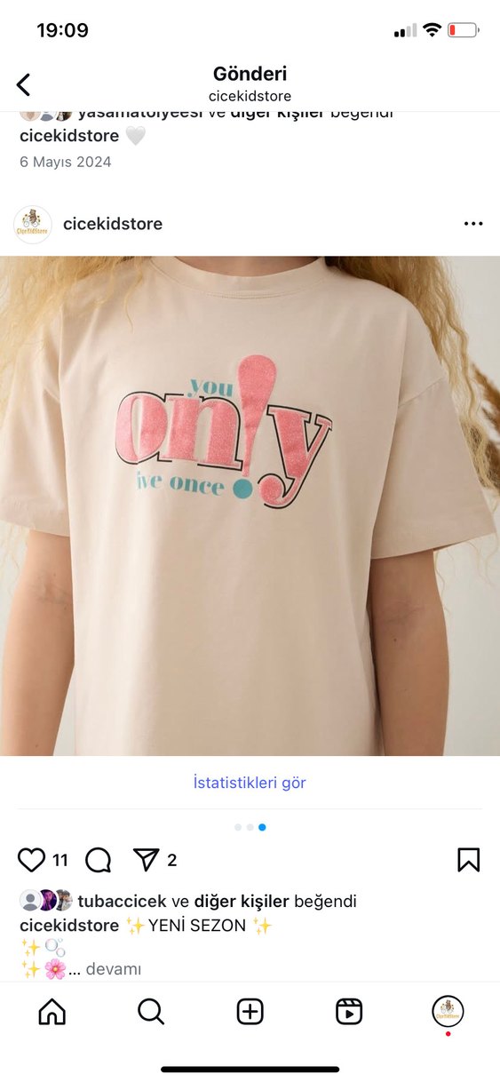 Kız Çocuk Pamuklu Bol Kesim Tie-Dye Eşofman - Görsel 3