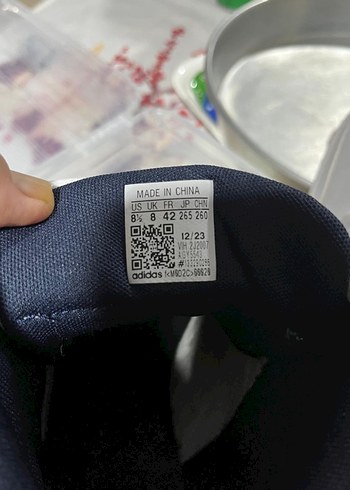 Erkek Beyaz Adidas Spor Ayakkabı - Görsel 4