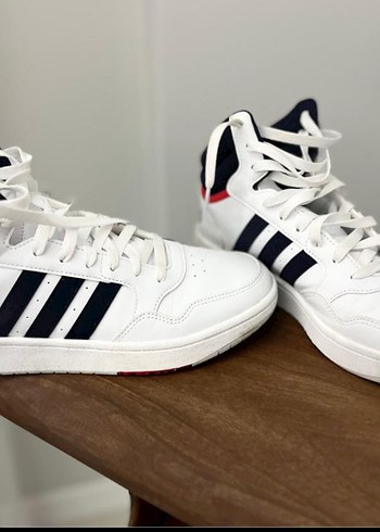 Erkek Beyaz Adidas Spor Ayakkabı - Görsel 3