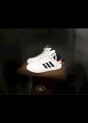 Erkek Beyaz Adidas Spor Ayakkabı - Görsel 2