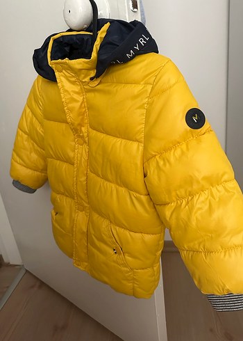 Mayoral, Sarı fermuarlı, çıtçıtlı içi polar Erkek Çocuk Mont - Görsel 3